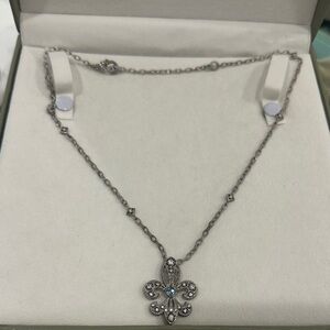 Judith Ripka Fleur De Lis pendant with attached chain